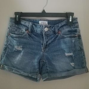 Ripped Jean Shorts